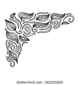 Nature decorative element. Vector illustration