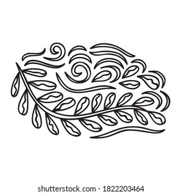 Nature decorative element. Vector illustration