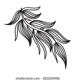 Nature decorative element. Vector illustration