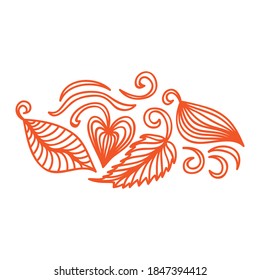 Nature decorative element. Vector illustration