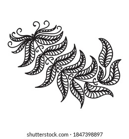 Nature decorative element. Vector illustration