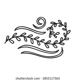 Nature decorative element. Vector illustration