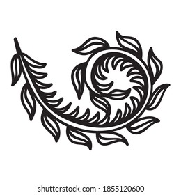 Nature decorative element. Vector illustration