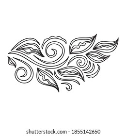 Nature decorative element. Vector illustration