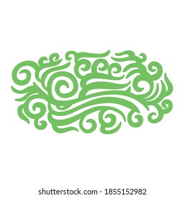 Nature decorative element. Vector illustration