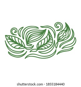 Nature decorative element. Vector illustration