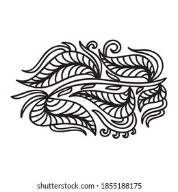 Nature decorative element. Vector illustration