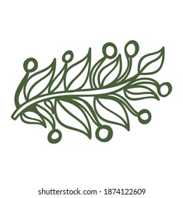 Nature decorative element. Vector illustration