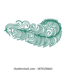 Nature decorative element. Vector illustration
