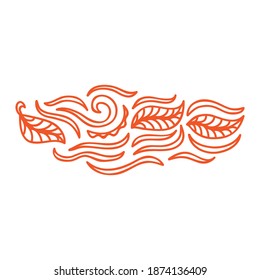 Nature decorative element. Vector illustration