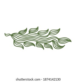 Elementos decorativos de la naturaleza. Ilustración del vector