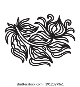 Nature decorative element. Vector illustration