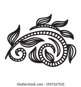 Nature decorative element. Vector illustration