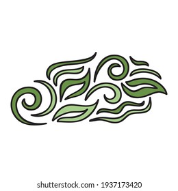 Nature decorative element. Vector illustration