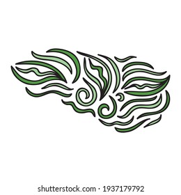 Nature decorative element. Vector illustration