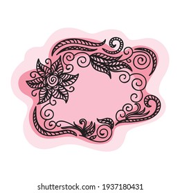 Nature decorative element. Vector illustration
