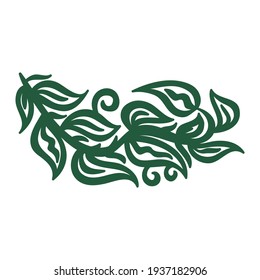 Nature decorative element. Vector illustration