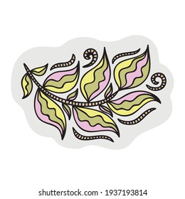 Nature decorative element. Vector illustration