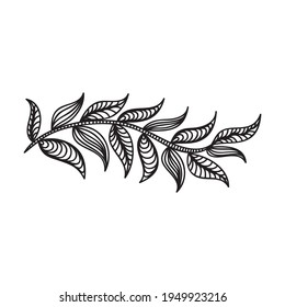 Nature decorative element. Vector illustration