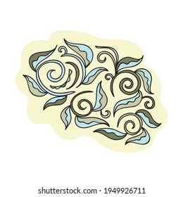 Nature decorative element. Vector illustration