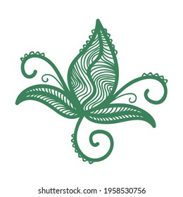 Nature decorative element. Vector illustration