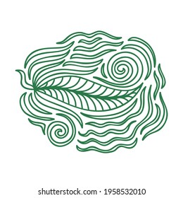 Nature decorative element. Vector illustration