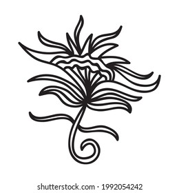 Nature decorative element. Vector illustration