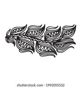 Nature decorative element. Vector illustration