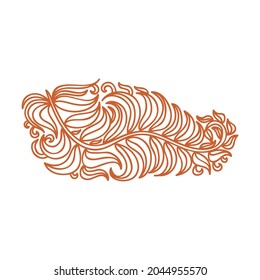 Nature decorative element. Vector illustration
