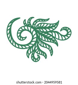 Nature decorative element. Vector illustration