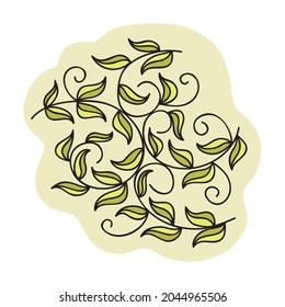 Nature decorative element. Vector illustration