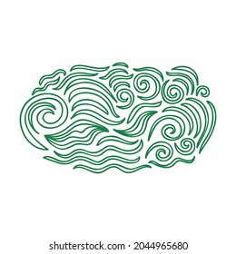 Nature decorative element. Vector illustration