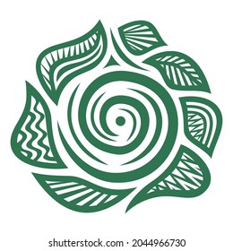 Nature decorative element. Vector illustration