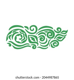 Nature decorative element. Vector illustration