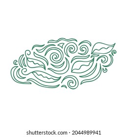 Nature decorative element. Vector illustration