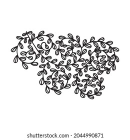 Nature decorative element. Vector illustration