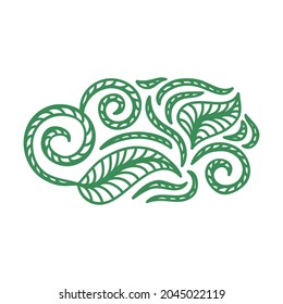 Nature decorative element. Vector illustration