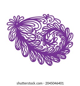 Nature decorative element. Vector illustration