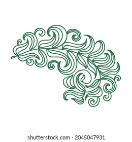 Nature decorative element. Vector illustration