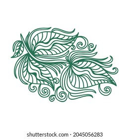 Nature decorative element. Vector illustration