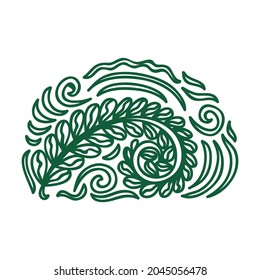 Nature decorative element. Vector illustration