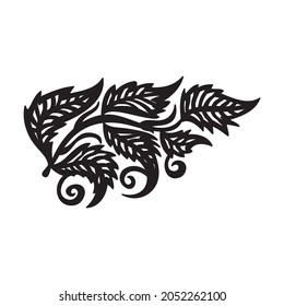 Nature decorative element. Vector illustration