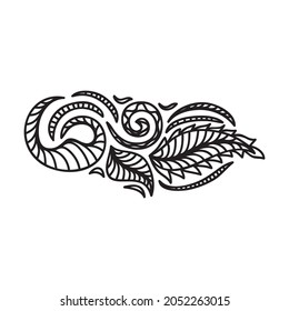 Elementos decorativos de la naturaleza. Ilustración del vector