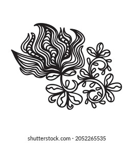 Nature decorative element. Vector illustration