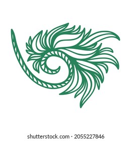 Nature decorative element. Vector illustration