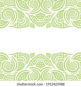 Nature decorative frame. Vector illustration