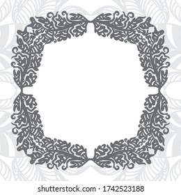 Nature decorative pattern background. Vector illustration