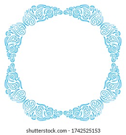 Nature decorative pattern background of water drops. Vector illustration