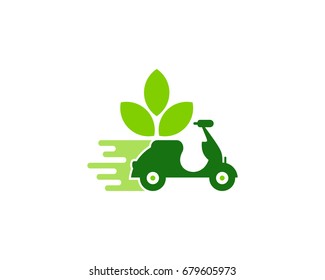 Nature Delivery Icon Logo Design Element