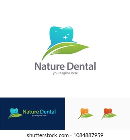 Nature Dental Logo Vector